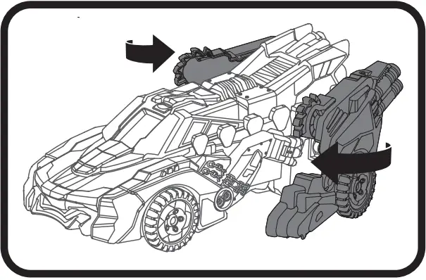 vtech 528803 Switch &amp Go Dinos Demolish The Dragon Multicolour - dragon