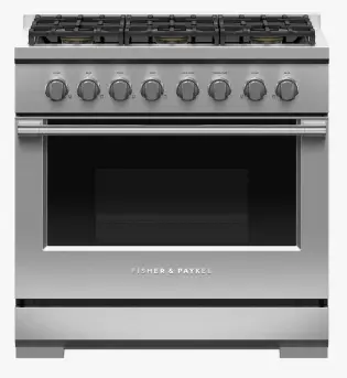FISHER PAYKEL RGV3 366 L 36 Inch 6 Burners Gas Range