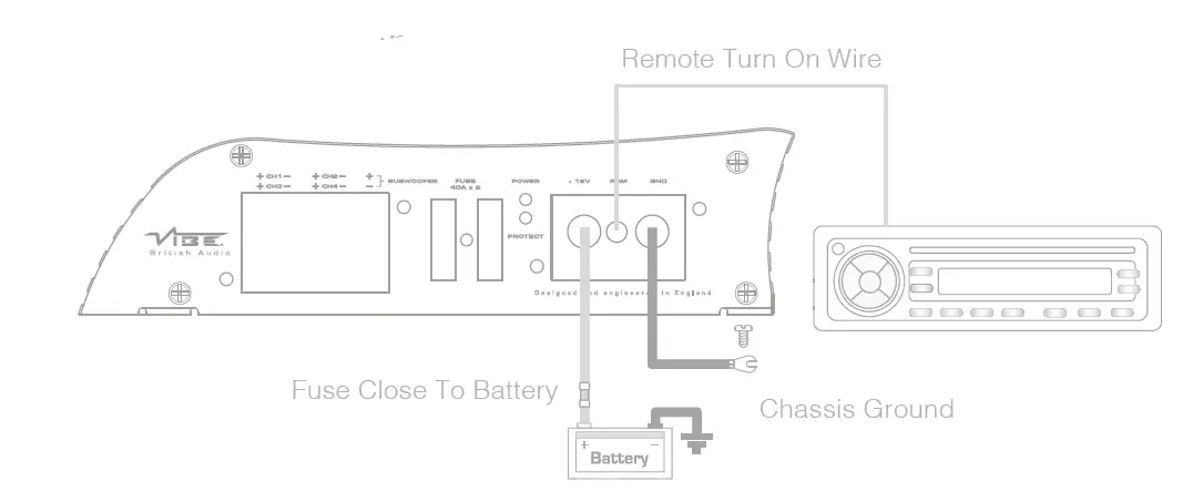 VIBE POWERBOX60.5-V7 1000W 5 ChannelCar Subwoofer Amplifier FIG 1