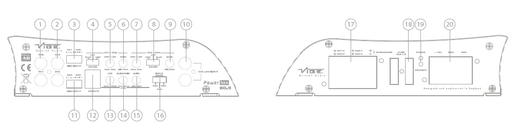 VIBE POWERBOX60.5-V7 1000W 5 ChannelCar Subwoofer Amplifier FIG 5