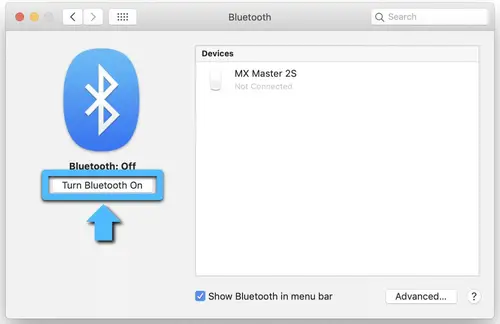 Turn Bluetooth ON