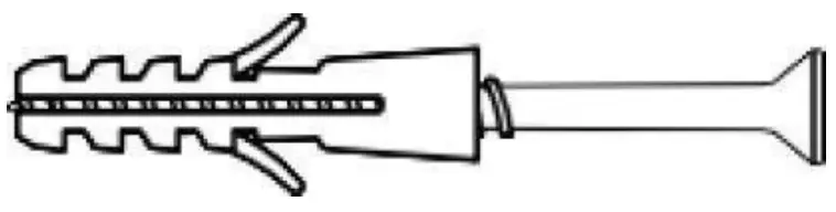 Poynting OMNI 702 Omnidirectional WiFi Antenna - Wall Knock in Screw