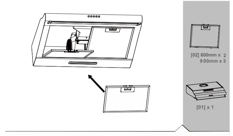 JOCEL JE90I-007582 Cooker Hood - MAINTENANCE 13