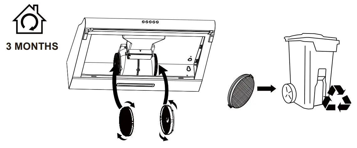 JOCEL JE90I-007582 Cooker Hood - MAINTENANCE 3