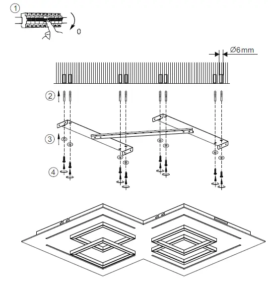 Paul Neuhaus 8181 Q-Linea Ceiling Light fig 2