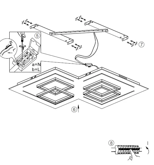 Paul Neuhaus 8181 Q-Linea Ceiling Light fig 3