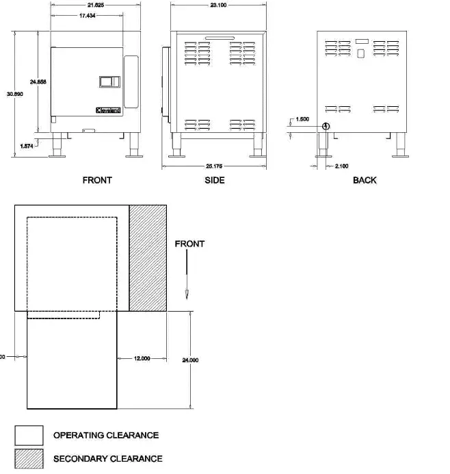 Cleveland-STEAMCUB-SteamCub-5-Pan-Electric-Countertop-Connectionless-Steamer-fig-9