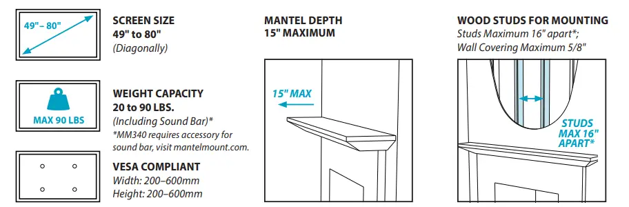 MantelMount-MM340-Pull-Down-TV-Wall-Mount-1