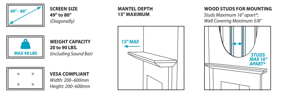 MantelMount-MM340-Pull-Down-TV-Wall-Mount-3