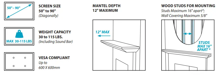 MantelMount-MM340-Pull-Down-TV-Wall-Mount-6