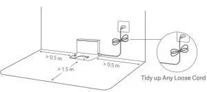 MI Robot Vacuum Mop 2 Pro+ Black - diagramPosition and Connect the Charging Dock