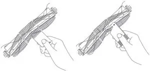 MI Robot Vacuum Mop 2 Pro+ Black - Using the Brush Cleaning Tool