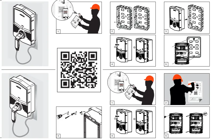 GEWISS I-CON DLM Joinon Range Electric Vehicle Charging Wallbox-fig1