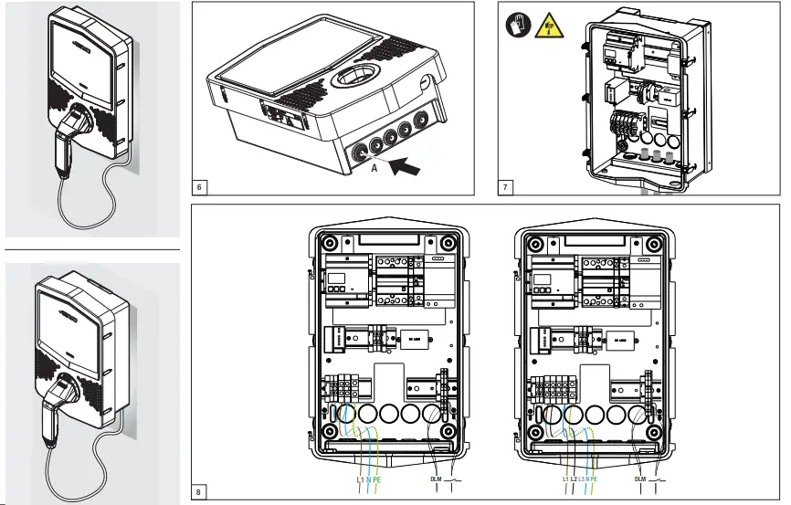 GEWISS I-CON DLM Joinon Range Electric Vehicle Charging Wallbox-fig2