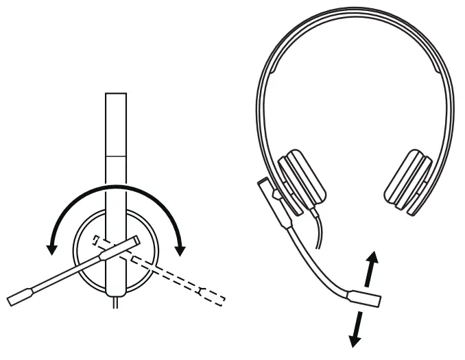 logitech H570e Noise Cancelling Mic USB Headset - USB 4