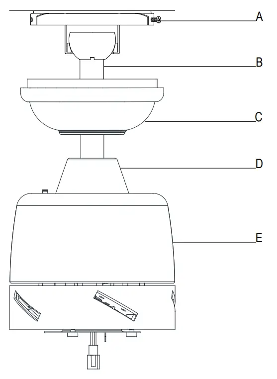 HAMPTON BAY 58913 Mena 54-Inch Ceiling Fan - PACKAGE CONTENTS 6