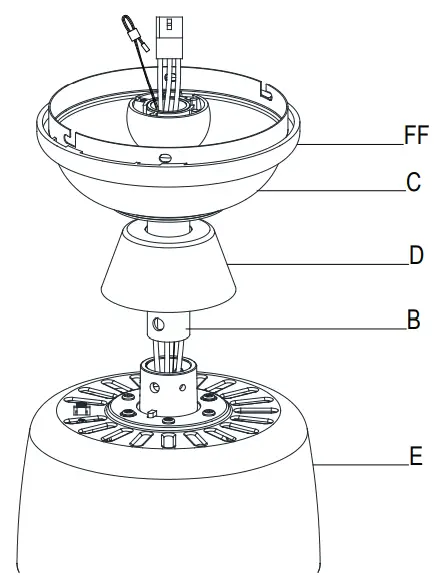 HAMPTON BAY 58913 Mena 54-Inch Ceiling Fan - PACKAGE CONTENTS4