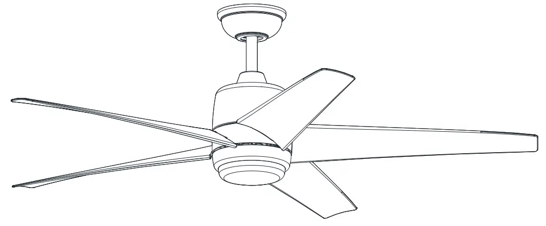 HAMPTON BAY 58913 Mena 54-Inch Ceiling Fan