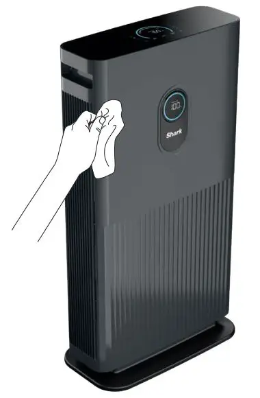 Shark Air Purifier 6 Owner’s Manual - Exterior Cleaning