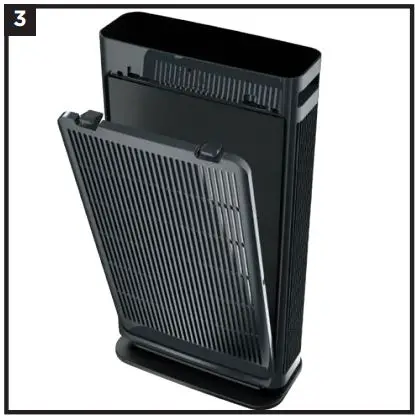 Shark Air Purifier 6 Owner’s Manual - With the filter installed