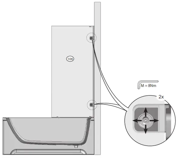 RAVAK BVS1-80 Solid One-Piece Bath Screen - 6