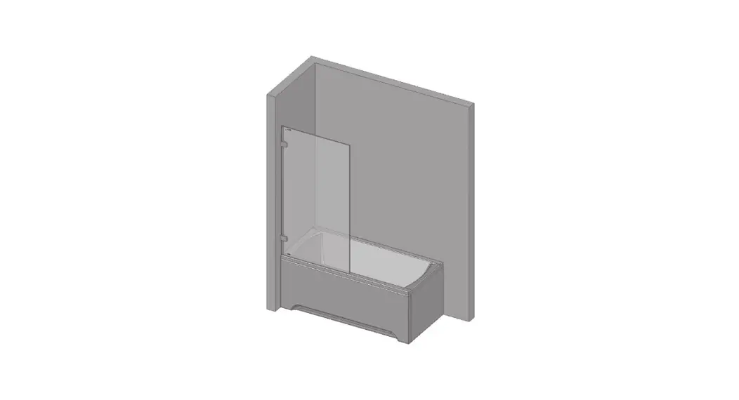 Ravak Bvs1-80 Solid One-piece Bath Screen Instruction Manual