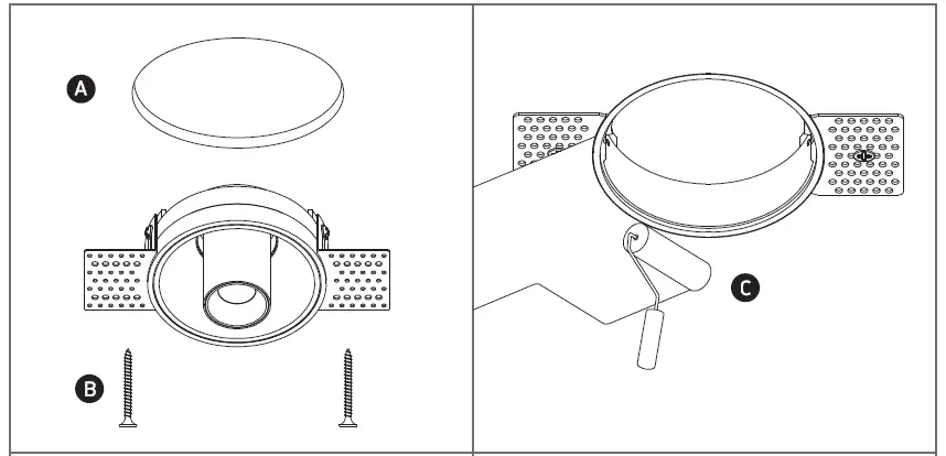 one-LIGHT-11107TTR-Recessed-Trimless-Adjustable-Spot-Instruction-fig-1