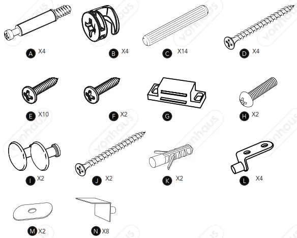 VonHaus 3009005 Colonial Mirrored Cabine - 3