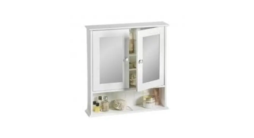 Vonhaus 3009005 Colonial Mirrored Cabinet Instruction Manual