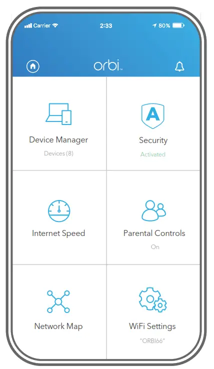 NETGEARNETGEAR RBS760 Orbi Tri-Band Mesh WiFi System - fIG1 RBS760 Orbi Tri-Band Mesh WiFi System - fIG1