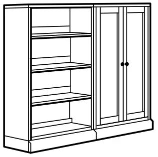 IKEA 593 861 99 HAVSTA TV Storage Combination Glass Doors - FIGURE 11