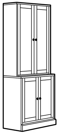 IKEA 593 861 99 HAVSTA TV Storage Combination Glass Doors - FIGURE 16