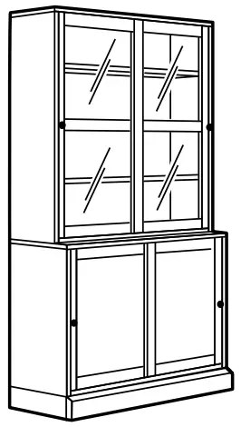 IKEA 593 861 99 HAVSTA TV Storage Combination Glass Doors - FIGURE 21