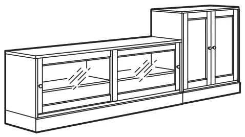IKEA 593 861 99 HAVSTA TV Storage Combination Glass Doors - FIGURE 25