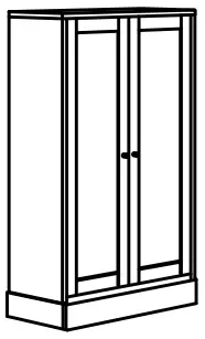 IKEA 593 861 99 HAVSTA TV Storage Combination Glass Doors - FIGURE 3