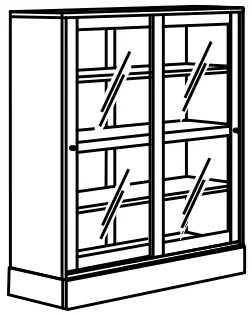 IKEA 593 861 99 HAVSTA TV Storage Combination Glass Doors - FIGURE 4