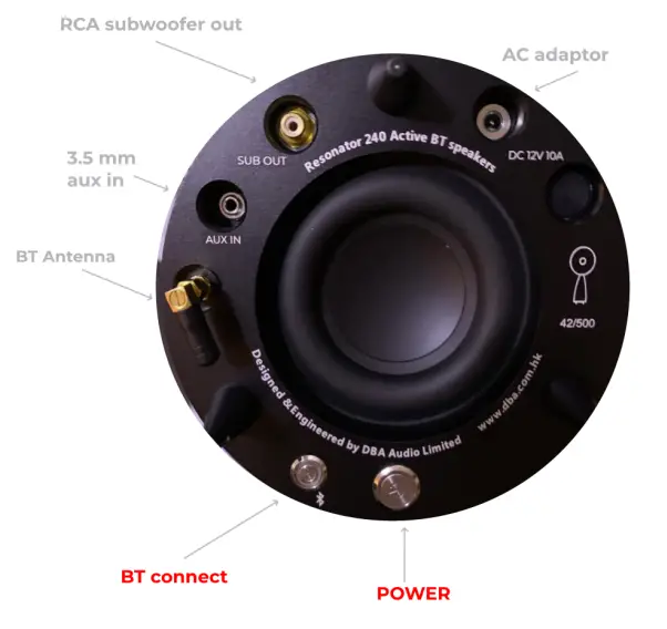 DBA Audio RS240 Resonance Speaker - fig 1