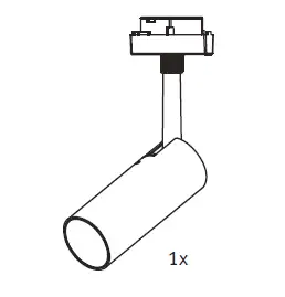 Paulmann 955.06 URail LED Rail Spot Tubo Single Spot-1