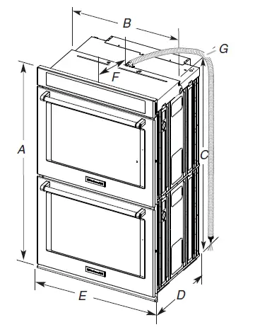 Whirlpool 68.6cm Electric Single and Double Built In Oven 4