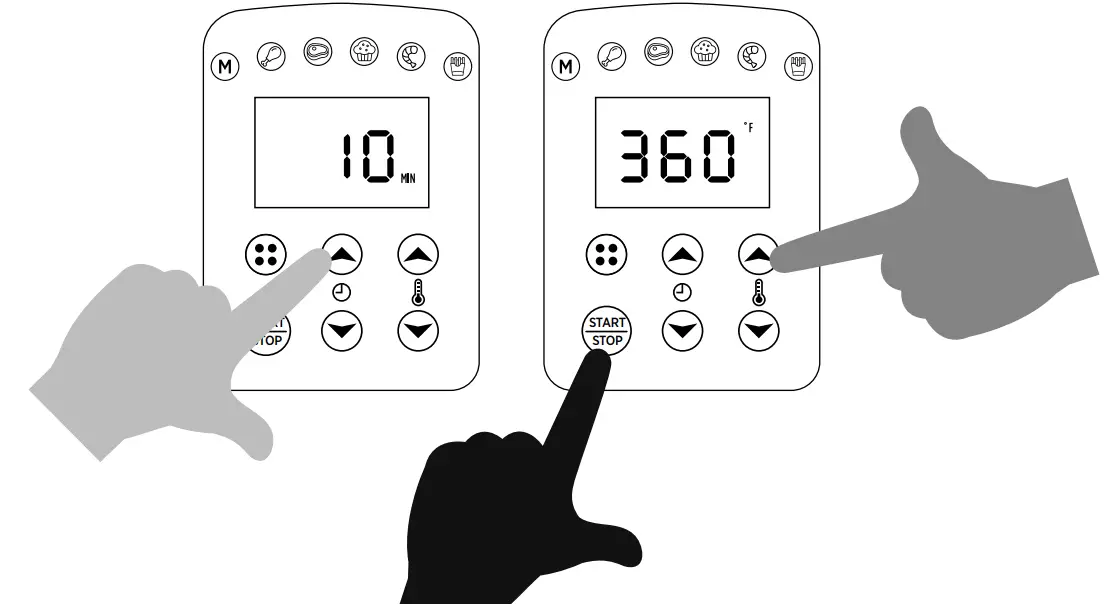 Crux 3QT Digital Air Fryer-8