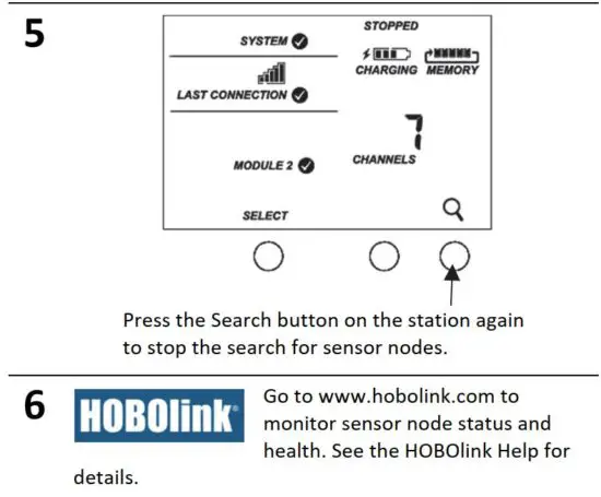 FIG 4 Adding a Sensor Node to the HOBOnet® Wireless Sensor Network