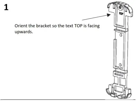 FIG 5 Installing the Bracket and Sensor Node