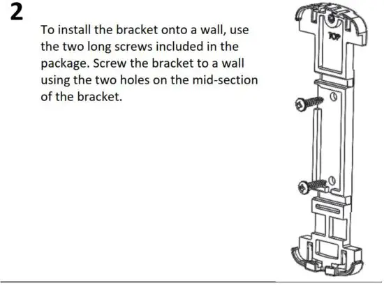 FIG 6 Installing the Bracket and Sensor Node