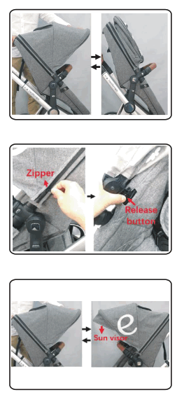 evolur 524 Nova 3 in 1 Wheels Stroller - fig 2