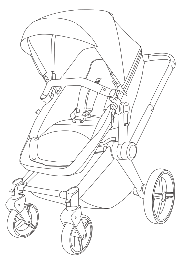 evolur 524 Nova 3 in 1 Wheels Stroller - fig 11