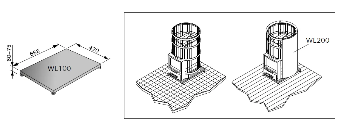 HARVIA WL200 Protective Sheath 5