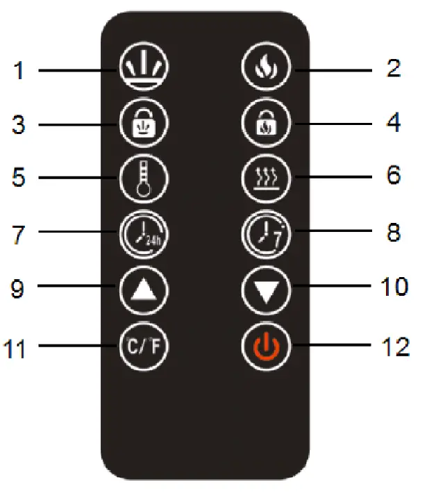 furniture123 AGL051 Media Wall Electric Fireplace 5