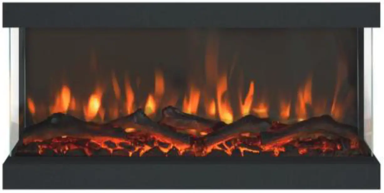 furniture123 AGL051 Media Wall Electric Fireplace