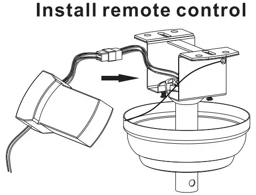 Parrot Uncle F3502110V Retractable Crystal Chandelier Ceiling Fan - Figure 5