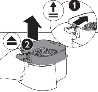 Philips HD9255 Air Fryer Fryer Remote 15